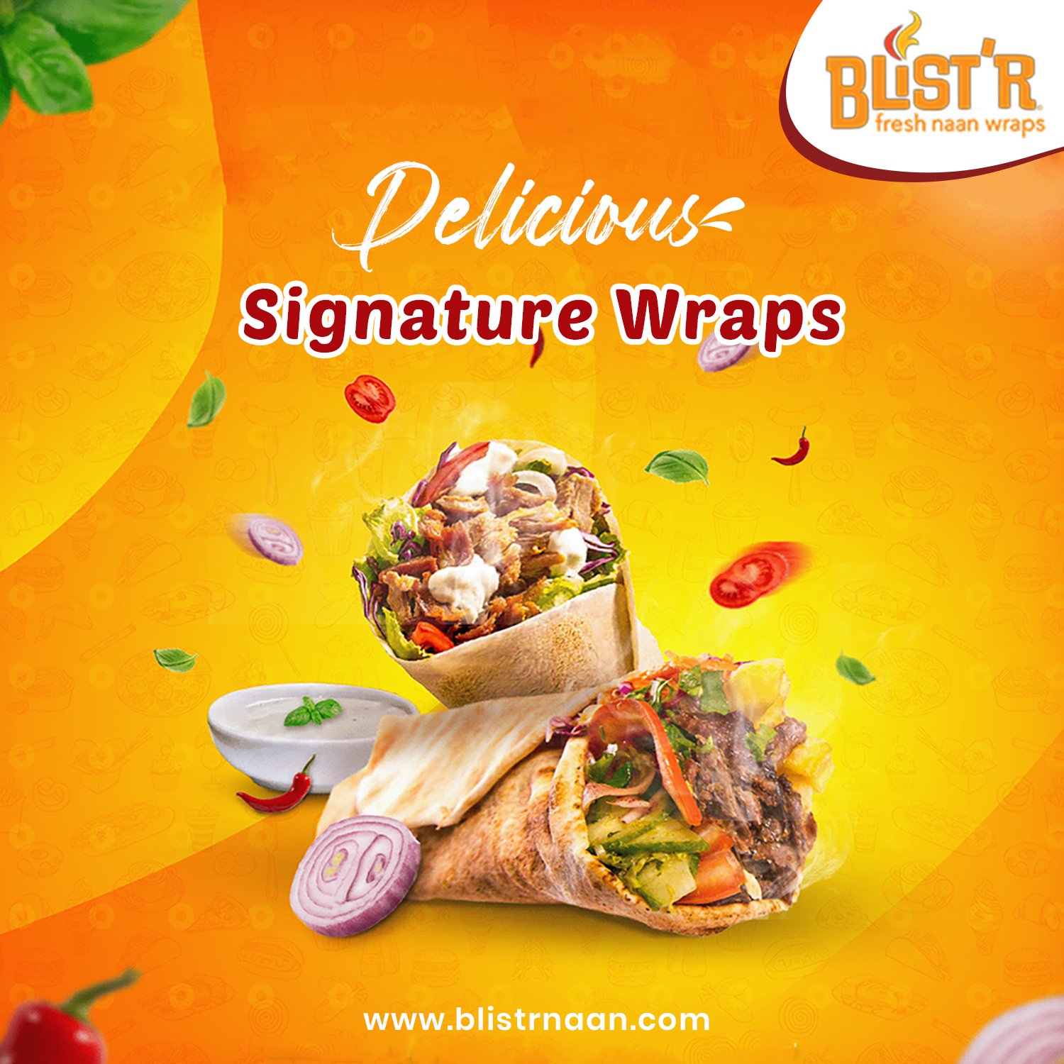 Try Indian Food In Signature Wraps